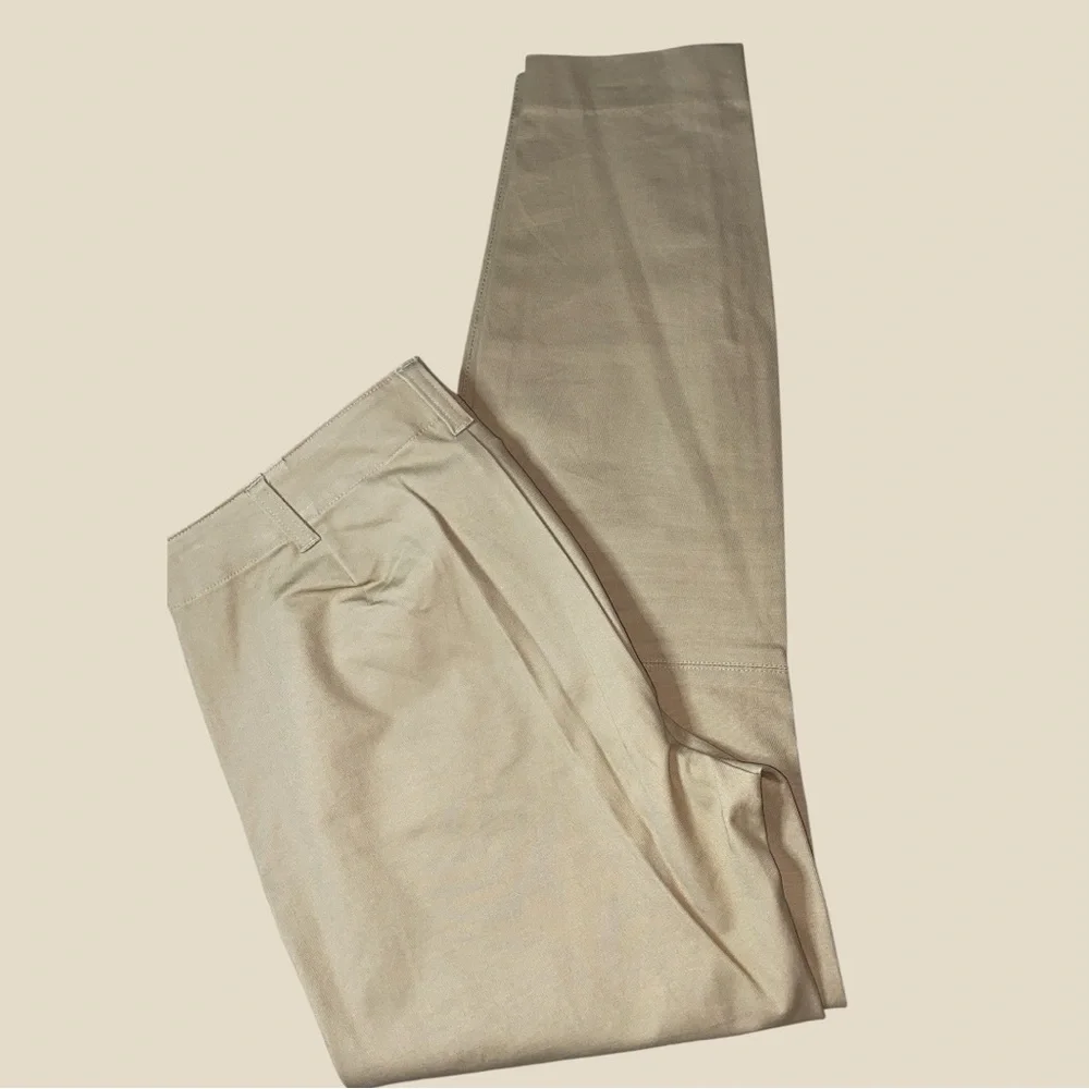 NWOT LAUREN by RALPH LAUREN CLASSIC SKINNY CROPPED W/ZIPPER PANTS•S/4 - Picture 3 of 13